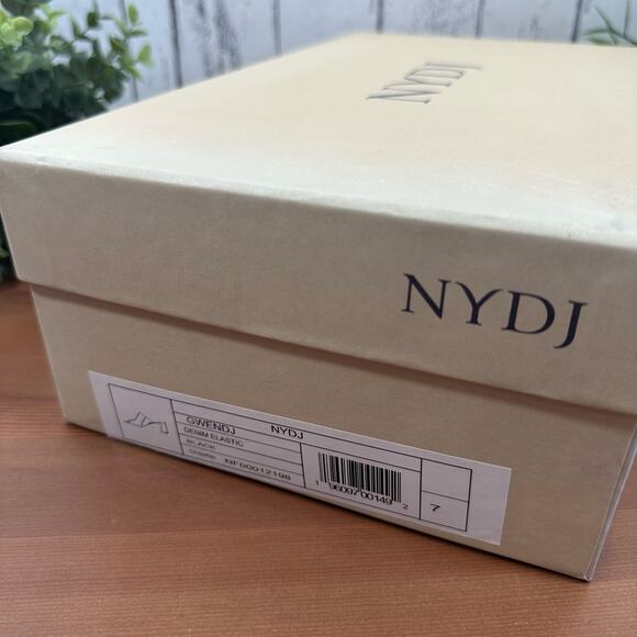 NYDJ Women's Gwen Stretch Black Slip-On Mule Sandals Size 7 - Picture 10 of 10